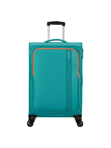 American Tourister Sea Seeker - 4-Rollen-Trolley M 68 cm in aqua green