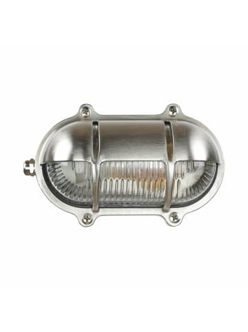 Licht-Erlebnisse Außen Wandlampe (B)21 x (H)12 cm in Nickel matt