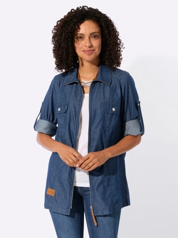 WITT WEIDEN Blusenjacke in blue-stone-washed