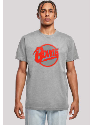 F4NT4STIC T-Shirt David Bowie Diamond Dogs in grau meliert