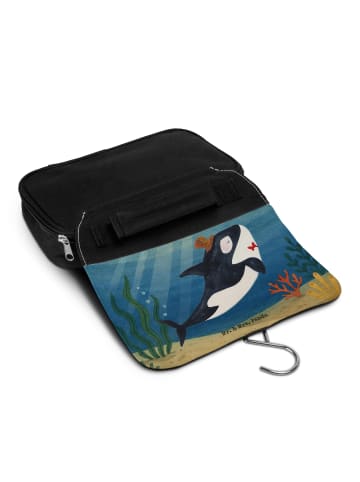 Mr. & Mrs. Panda kosmetiktäschchen Orca Zylinder Design ohne Spruch in Weiß