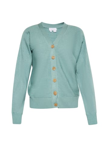 usha WHITE LABEL Damen Cardigan in AQUA