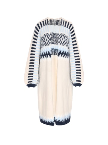 usha FESTIVAL Women Cardigan in cream multicolor