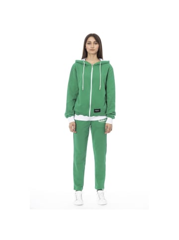 Baldinini Trend Zweifarbig Grün Baumwolle Damen Pullover