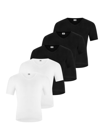 SPEIDEL Unterhemd / Shirt Kurzarm Classic in Schwarz / weiß