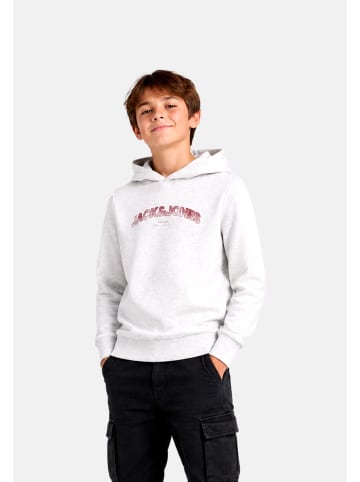 JACK & JONES Junior Hoodie 'Avery' in weiß