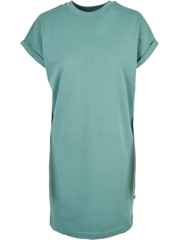 Urban Classics Urban Classics Damen Ladies Organic Cotton Cut On Sleeve Tee Dress in paleleaf