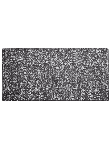 Beliani Kurzflor ESEL in Grau/Silber - (W) 80 x (H) 1.2 x (L) 150 cm