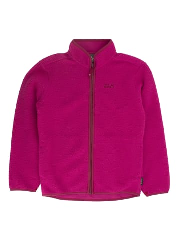 Jack Wolfskin Jacke Black Bear Fleece Sweat in Rosa