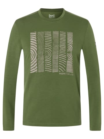 super.natural M WOODEN PLANKS BRUSH LS in grün