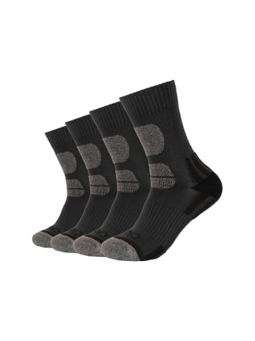 camano Wandersocken function 4er Pack anthracite melange