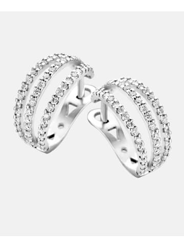 Diamant L'éternel Ohrringe aus 750 Weißgold mit Diamant