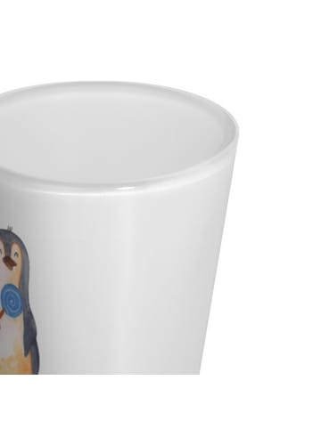 Mr. & Mrs. Panda Schnapsglas Pinguin Lolli ohne Spruch in Transparent