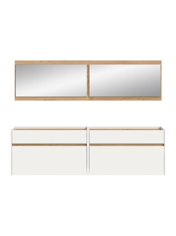ebuy24 Garderobenmöbel Drive (4-teilig) Weiß 192 x 32 cm