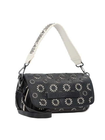 Desigual New Galactic Schultertasche 24.5 cm mit Dehnfalte in white