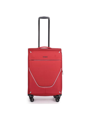 Stratic Strong 4 Rollen Trolley M 65 cm mit Dehnfalte in redwine