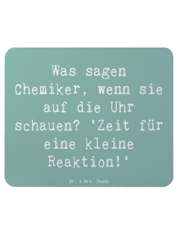 Mr. & Mrs. Panda Maus Pad Spruch Chemiker Reaktion mit Spruch in Meeresbrise