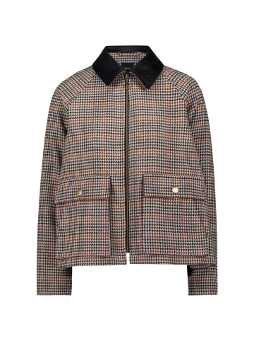 Zero  Jacke kariert mit Klappentaschen in BeigeBrown