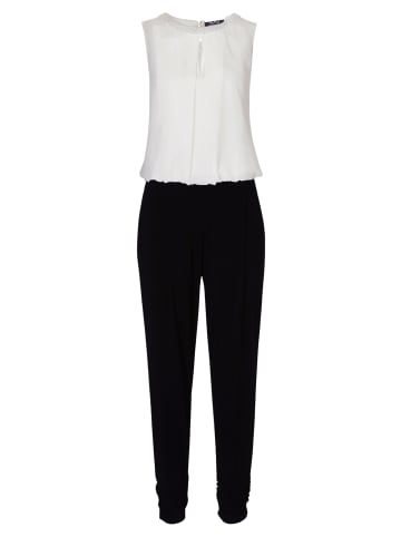Vera Mont Jumpsuit mit Cut-Outs in Schwarz/Weiß