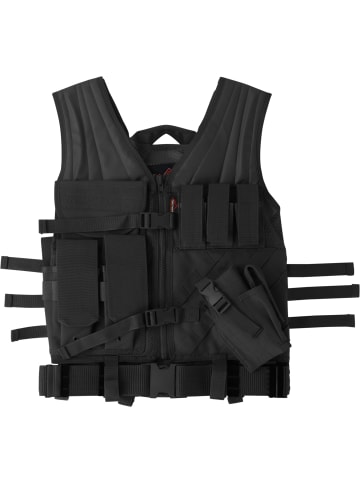 Normani Outdoor Sports USMC-Einsatzweste mit Lochkoppel Value Def-V in Schwarz