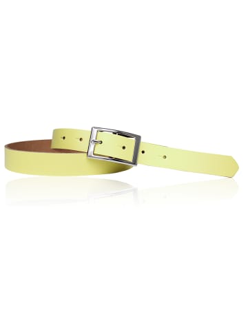 FRONHOFER Ledergürtel in Lemon