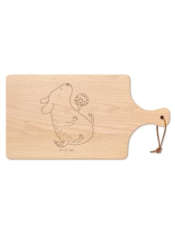 Mr. & Mrs. Panda Frühstücksbrett Hund Keks ohne Spruch in Transparent