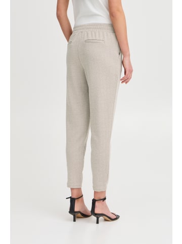 ICHI Freizeithose IHKATE Regular fit in Fungi/Almond Milk Herringbone