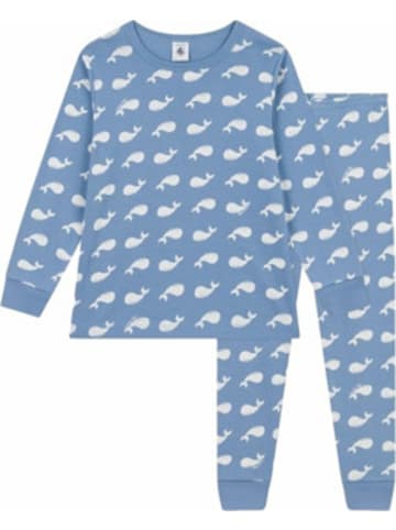 PETIT BATEAU Schlafanzug für Jungen in uni