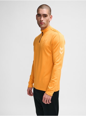 Hummel Hummel Sweatshirt Hmlactive Multisport Herren Schnelltrocknend in BLAZING ORANGE