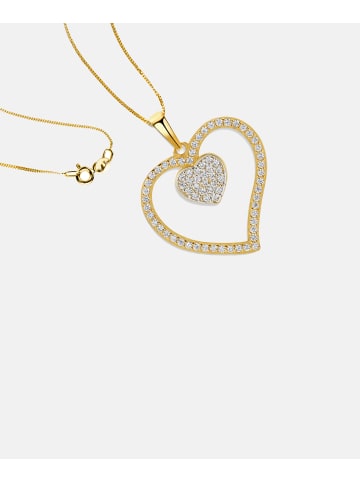 Diamant L'éternel Halskette aus 585 Gelbgold
