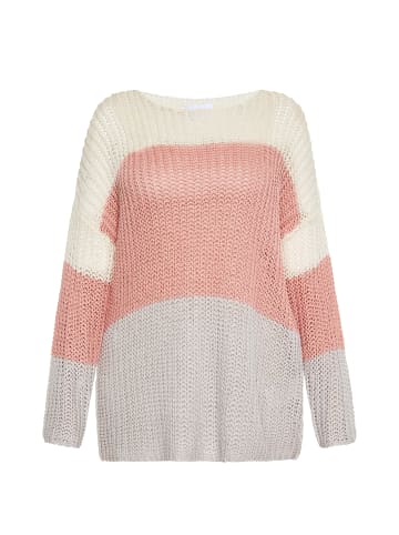 usha BLUE LABEL Damen Pullover in Creme hellrosa grau