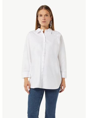 comma Bluse in 0100_weiß