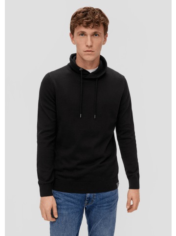 s.Oliver Strickpullover langarm in Schwarz