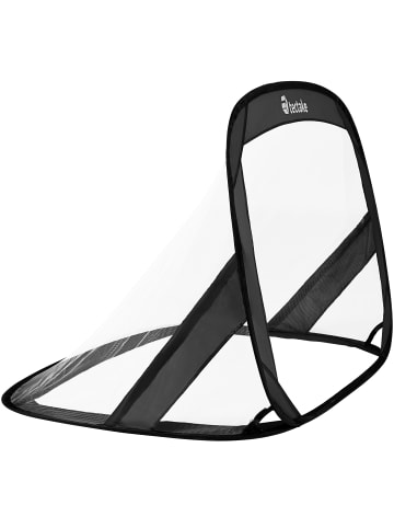 tectake 2er-Set Pop-up Fußballtor  inklusive Heringe und Tragetasche, schwarz