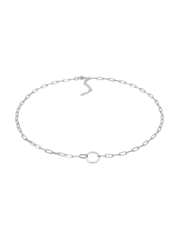 Elli Halskette 925 Sterling Silber Kreis in Silber