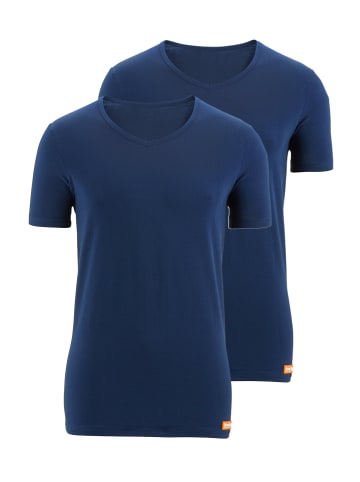 Bruno Banani Unterhemd / Shirt Kurzarm WARM UP in Marine