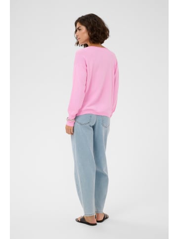 Kaffe Strickpullover KAlizza Loose fit in Pink Frosting