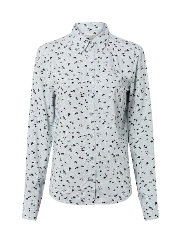 Marc O'Polo Bluse in hellblau schwarz - 0001