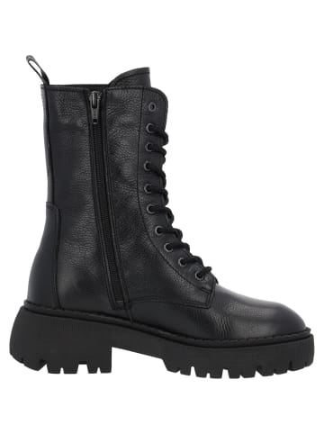 Palado Schnürstiefel Delos in Schwarz Struktur