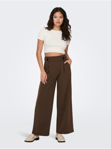 JACQUELINE de YONG Crop Top Kurzarm JDYCIRKELINE in Weiß