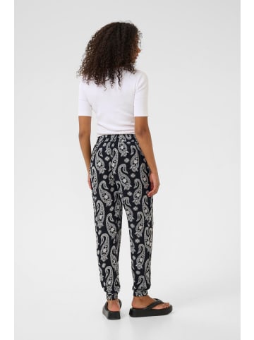 Kaffe Hose KApais Regular fit in Black / Chalk Paisley
