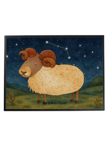 Mr. & Mrs. Panda Schreibunterlage Sternzeichen Widder Design ohn... in Weiß