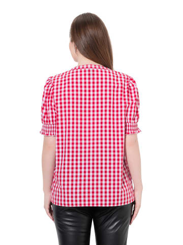 Ulla Popken Trachtenbluse in salsa