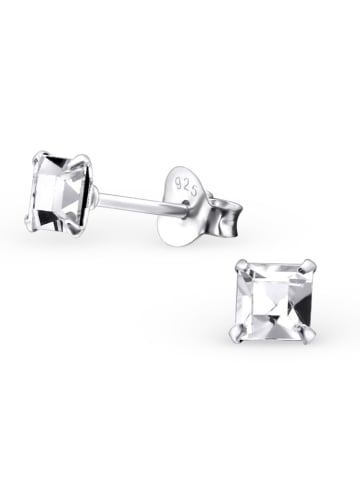 Bungsa Ohrstecker in Silber