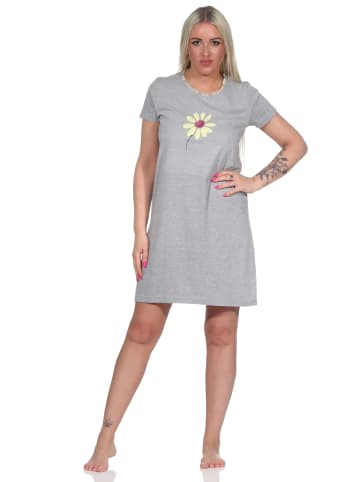 NORMANN KurzNachthemd Blumen - 74681 in gelb