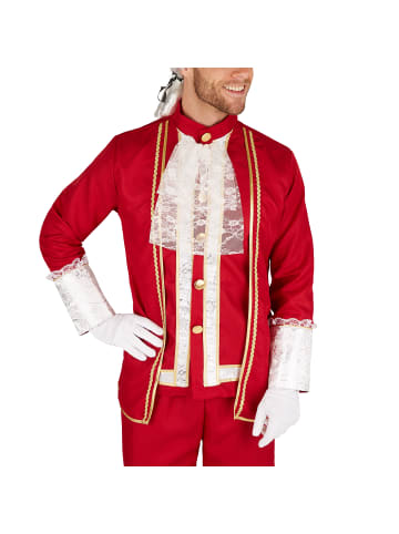 tectake Schicke, bequeme Hose, rot/weiß