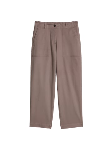 Marc O'Polo Barrel Pants in Chalky Brown
