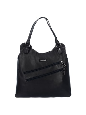 Greenland Nature Black Nappa Schultertasche Leder 38 cm black