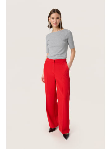 Soaked in Luxury Casual Hose SLCewtona Lockere Passform in Salsa