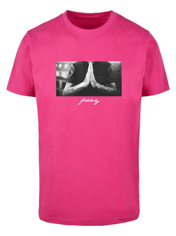 Mister Tee T-Shirt in hibiskus pink